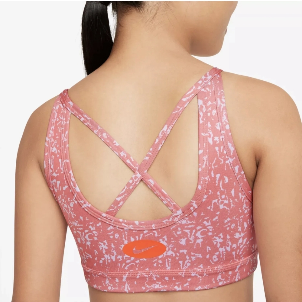 Nike Girls' Dri-FIT Indy Icon Clash Sports Bra